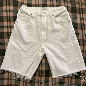 AGOLDE NWOT Pinch Waist Ultra High Rise Short - Cumulus Size 28